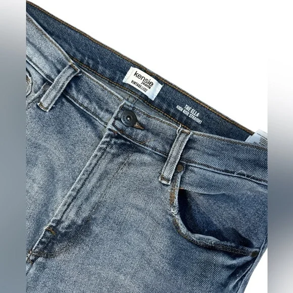 Kensie Jeans Vintage Luxe “The Ella” High Rise Straight - Picture 2 of 5